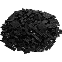 LEGO Briques spéciales Noir Mélangé NOUVEAU Quantité 50x