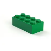 LEGO 2x4 Bausteine Pick a Brick Box PAB Gruen - 3001 650 Stueck (3001)