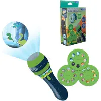 Lexibook Lampe de poche avec projecteur de dinosaures