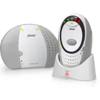 Alecto DBX-85GS - Babyphone DECT avec mode ECO complet, blanc/gris (Babyphone audio, 300 m)