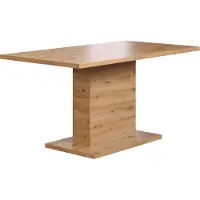 Ebuy24 Follow table de salle à manger 80x160cm chêneReproduction.