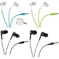 Vivanco casque SET 25 II (34812) (Filaire), Écouteurs, Bleu, Vert, Blanc, Noir