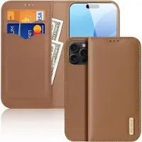 DUX Série Hivo (Apple iPhone 16 Pro Max), Coque pour téléphone portable, Marron