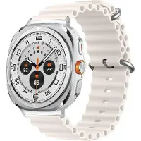 Cover-Discount Galaxy Watch Ultra (47mm) - Bracelet sport en silicone de remplacement (Silicone), Sangles de montre, Blanc