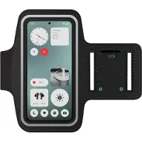 SmartFitness Nothing CMF Phone 1 Appareil mobile Bracelet de sport, Brassard pour smartphone, Noir