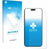 Upscreen Film de protection Protection d'écran Film de protection d'écran clair antibactérien (Apple iPhone 16 Pro), Téléphone portable : film de protection, Transparent