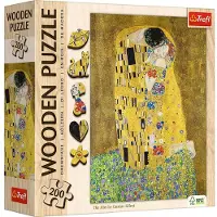 Trefl Puzzle en bois 200 - Le baiser / Gustav Klimt