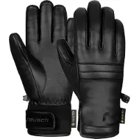 Reusch - Gants de ski en GORE-TEX - Grace GORE-TEX Black pour Femme en Cuir - Taille 7 - Noir