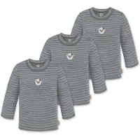 Normani T-Shirt 'Taupo' gris / blanc