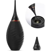 K&F Concept Soufflette 2 en 1 pour le nettoyage des optiques d'appareils photo K&F / KF08.041 / Noir