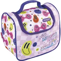 Keyroad Sac à lunch, thermique, 22x20x12,5 cm, Smile, Lunch box, Pink, Violet, Jaune