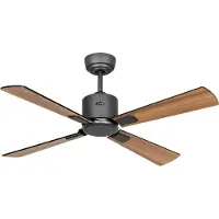CasaFan DC Ventilateur de plafond Eco Neo III WiFi 103 BG SW-TK, Ventilateur, Noir, Gris, Argent, Marron