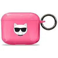 Karl Lagerfeld Kla3Uchfp Airpods 3Cover Róowy/Pink Choupette