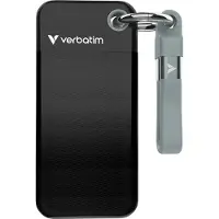 Verbatim Pocket Ssd 1 To External Drive - Porte-clés avec câble Usb-C 3.2 Gen.2 Noir/Gris/Noir/Gris 32190