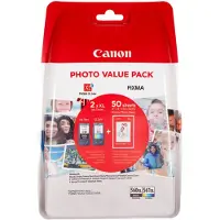 Canon PG-560XL / CL-561XL - Noir + 3 couleurs - Cartouche d'encre - Grande capacité - Multipack