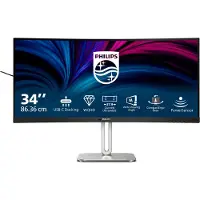 Philips 5000 series 34B2U5600C/00 écran plat de PC 86,4 cm (34") 3440 x 1440 pixels Dual QHD LCD Gris