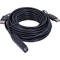 UNITEK Câble USB Y-278 USB 2.0 10 m 2 x USB A USB A Noir