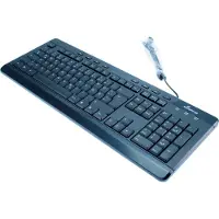 MediaRange Tastatur Multimedia Keyboard black 8 Sondertasten