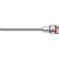 Wera 8740 C HF Douille à embout Zyklop à emmanchement 1/2" avec fonction de retenue, 6 x 140 mm