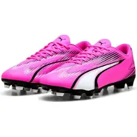 Puma Ultra Play FG/AG Chaussures de football pour hommes - 107763, Couleur:Rose, Chaussures hommes:46