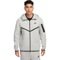 Nike Veste de survêtement 'Tech Fleece' gris foncé / gris chiné / noir