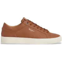Pepe Jeans Baskets basses 'Joe' caramel / blanc