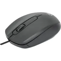 Manhattan 190190 Comfort II Optische USB-Maus schwarz
