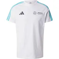 Adidas T-Shirt fonctionnel 'Mercedes - AMG Petronas Formula One Team' aqua / noir / blanc