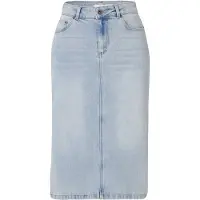 KOROSHI Jupe bleu denim