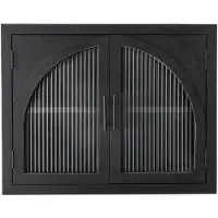 Bloomingville Meuble mural Lario noir