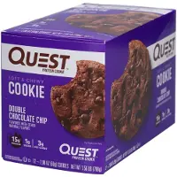 Quest Nutrition , Biscuit Protéiné, Double Pépites de Chocolat, 12 Biscuits, 2,08 oz (59 g) Chacun