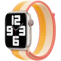Apple Bracelet Sport Loop Watch | 44/45/46/49 mm - Maize/White