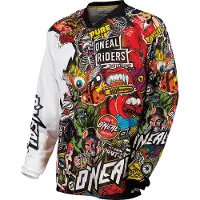 O'Neal Maillot MAYHEM CRANK noir/multicolore S