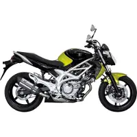 MIVV Suono Suzuki Gladius 2009-15 S.035.l7 Homologated Slip On Muffler Argenté Homologated