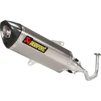 Akrapovic Racing Line Honda Forza 125 17-18 S-h125r5-hrss Homologated Muffler Noir,Argenté Homologated