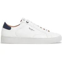 Pepe Jeans Baskets basses 'Joe' bleu marine / blanc