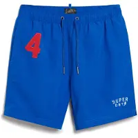Superdry pour homme. M3010235A Maillot de bain en matière recyclée bleu (XXL), Beachwear, Durable, Polyester recyclé