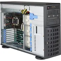 Supermicro SC745 BAC-R1K23B-SQ - Tour - 4U - E-ATX - SATA/SAS - Hot-Swap 1200 Watt - Noir - USB