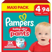 Pampers Baby-Dry Pants Maxi Pack, Taille 4, 94 couches-culottes