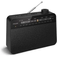 Philips Tar2509 Portable Radio Noir
