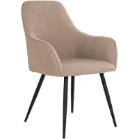House Nordic Harbo chaise de salle à manger bouclé beige.