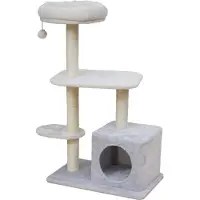 Laroy Arbre à chat EBI Salinas gris 58 x 38 x 97 cm - Chat