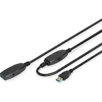 Digitus DA-73106 câble USB USB 3.2 Gen 1 (3.1 Gen 1) USB A Noir