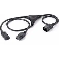 Equip - Répartiteur d'alimentation - power IEC 60320 C13 pour IEC 60320 C14 - 1.6 m