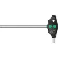 Wera 454 HF Tournevis hexagonal en T Hex-Plus avec fonction de retenue, 10 x 200 mm