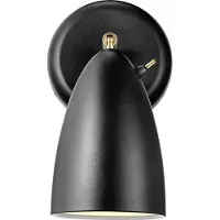 DFTP Applique Nexus Liseuse Ø 10 cm Noir