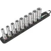 Wera Belt B Deep 1 Jeu De Douilles 3/8", 9 Pièces