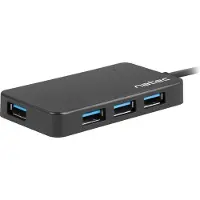 Natec Hub USB 3.0 Moth (4 ports, noir)