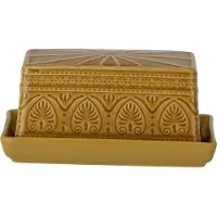 Bloomingville Rani Boîte À Beurre | Jaune | Grès | 82053008