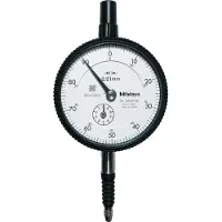 Mitutoyo 2046A Comparateur Plage de mesure 10mm Lecture 0.01mm Analogique noir